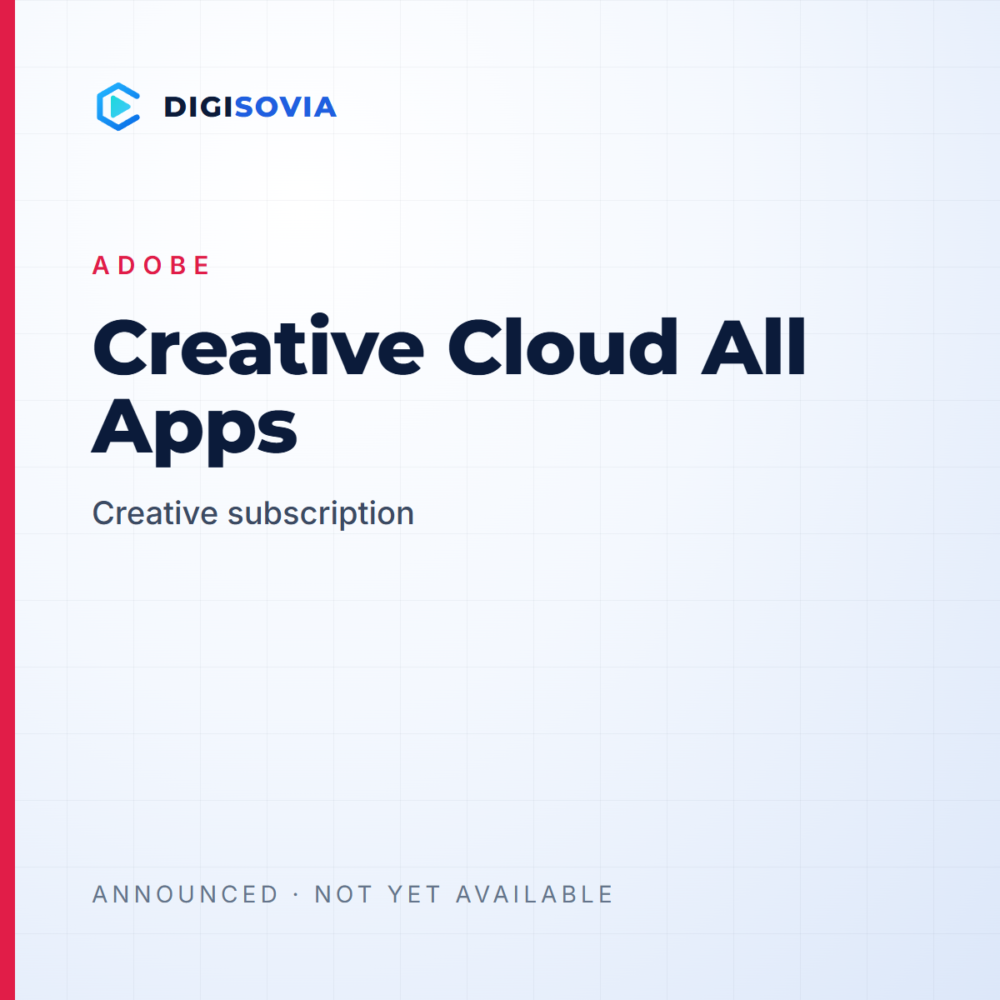 Adobe Creative Cloud All Apps