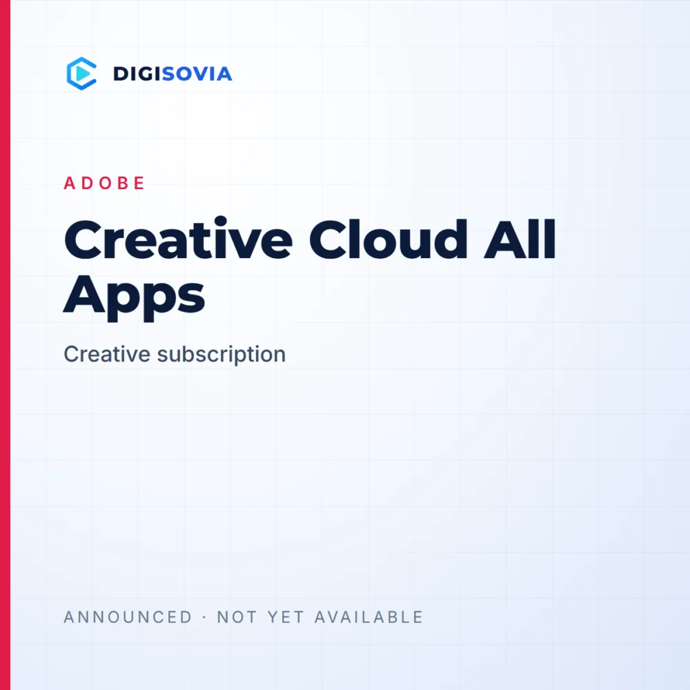 Adobe Creative Cloud All Apps