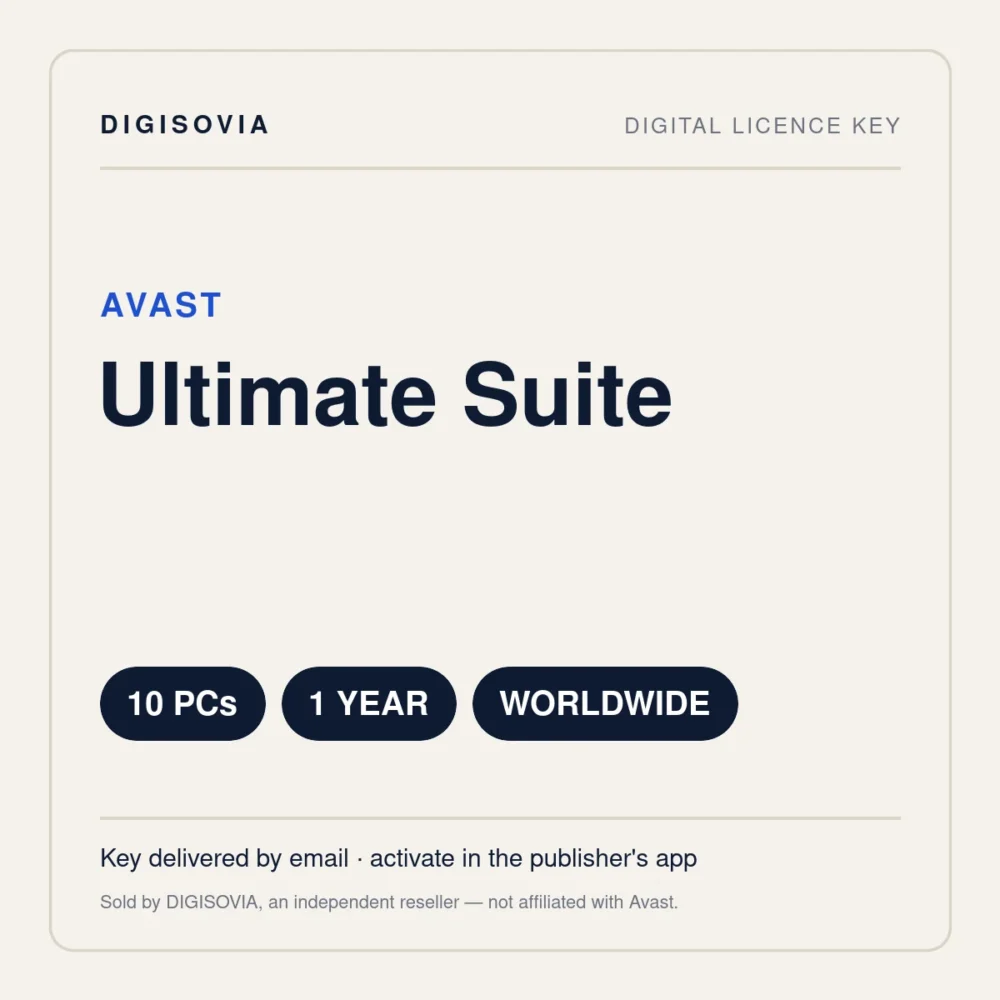 Avast Ultimate Suite 10 PC 1 Year