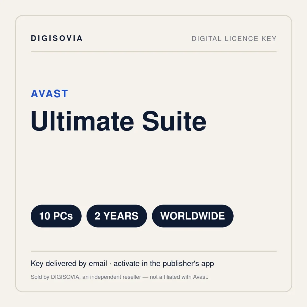 Avast Ultimate Suite 10 PC 2 Years