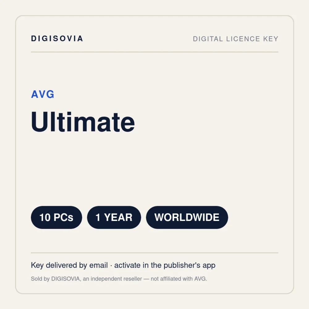 AVG Ultimate 10 PC 1 Year
