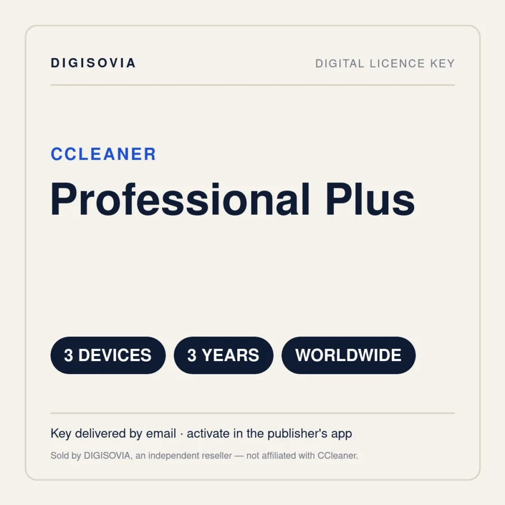 CCleaner Professional Plus 3 Devices 3 Years