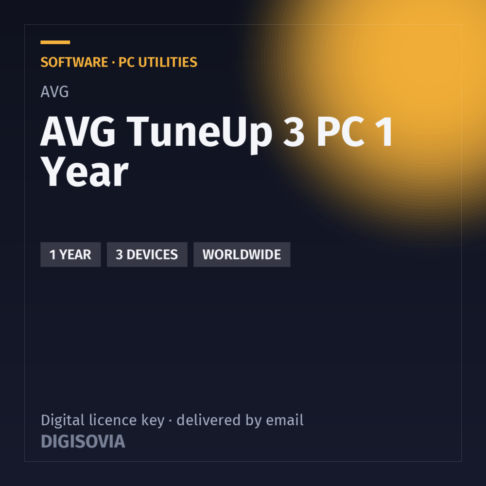AVG TuneUp 3 PC 1 Year