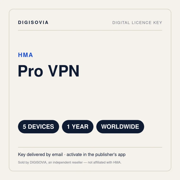 HMA Pro VPN 5 Devices 1 Year