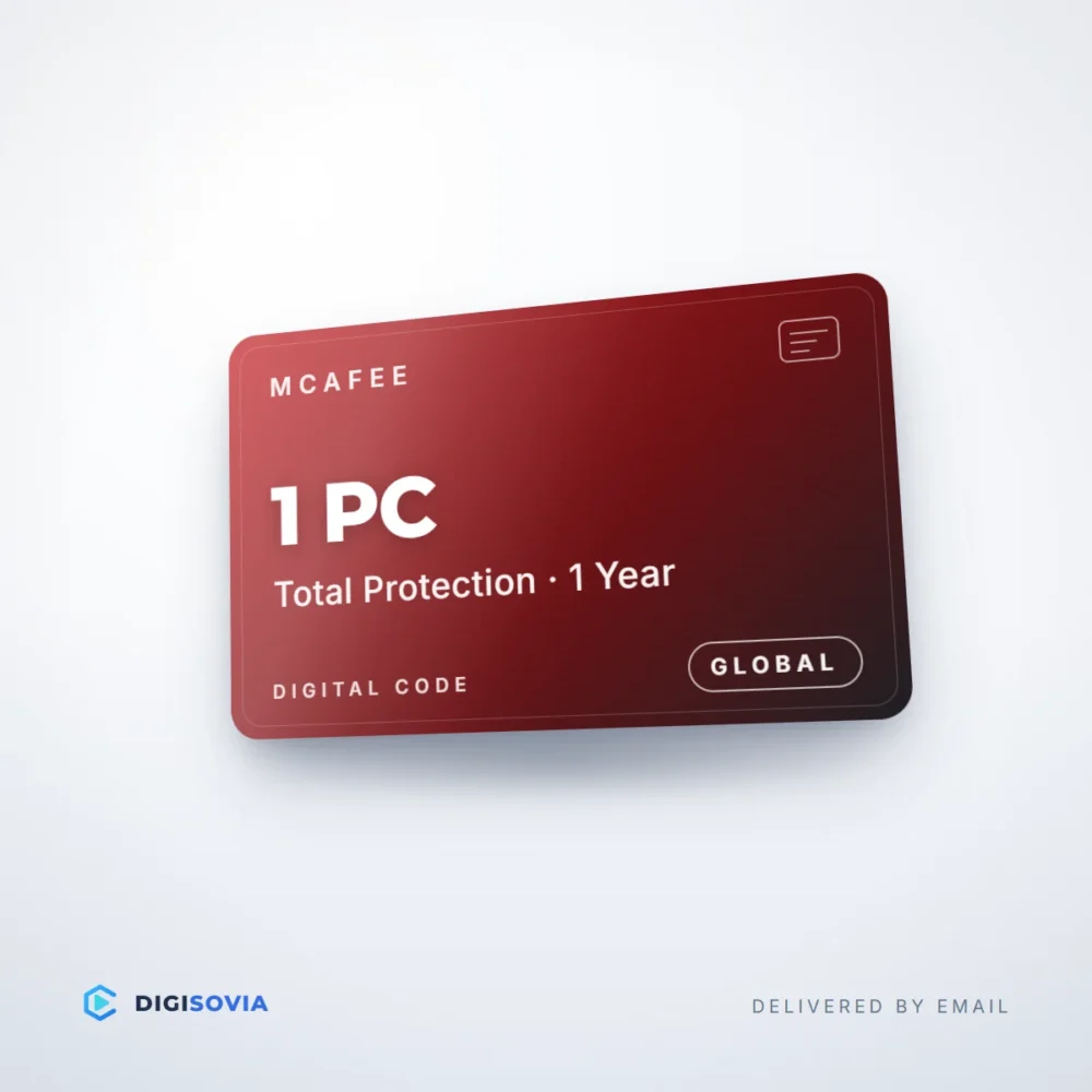McAfee Total Protection 1 PC 1 Year