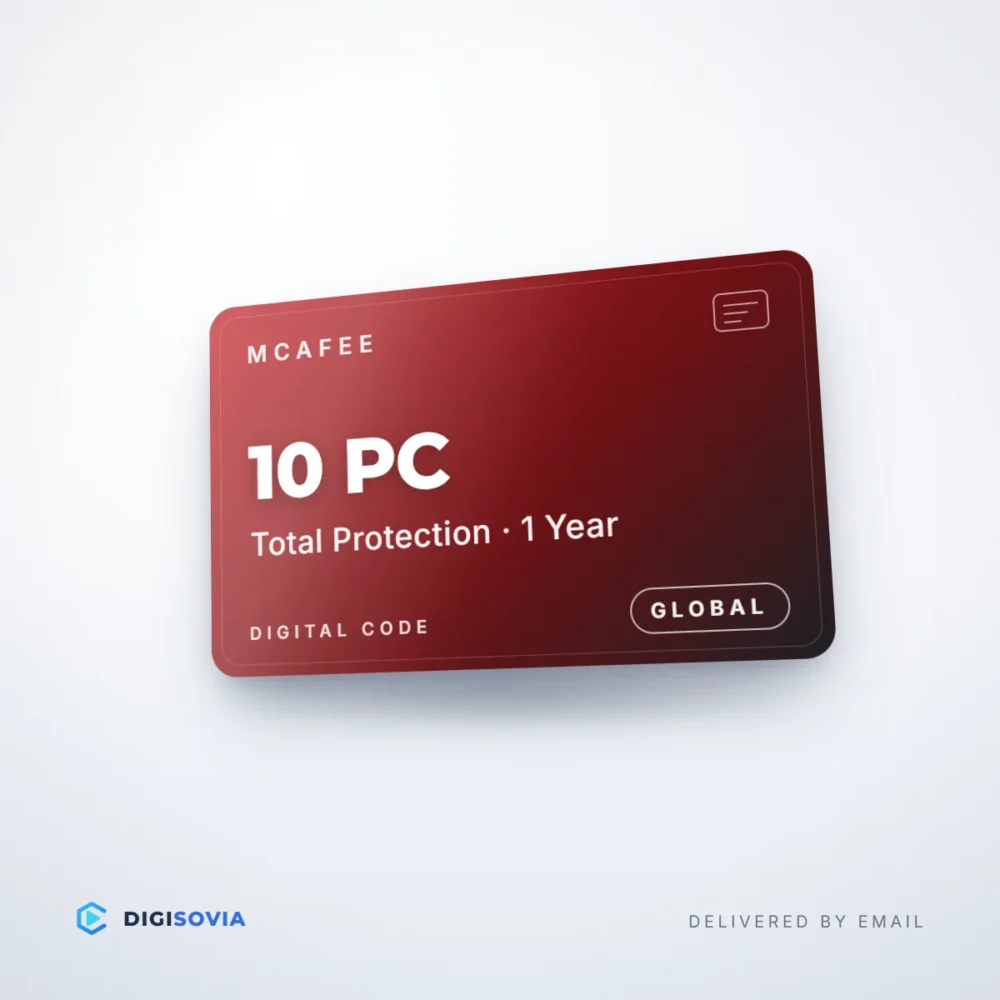 McAfee Total Protection 10 PC 1 Year